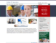 Tablet Screenshot of carlisleandassociates.net